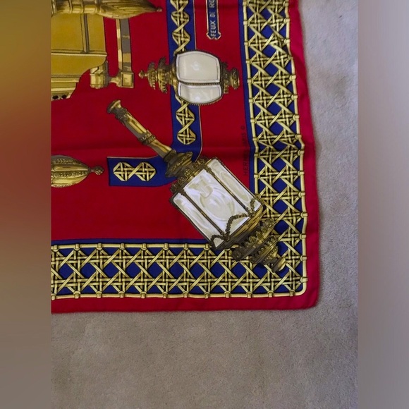 Hermès Hermes 90cm scarf Feux de Routes - Picture 5 of 11